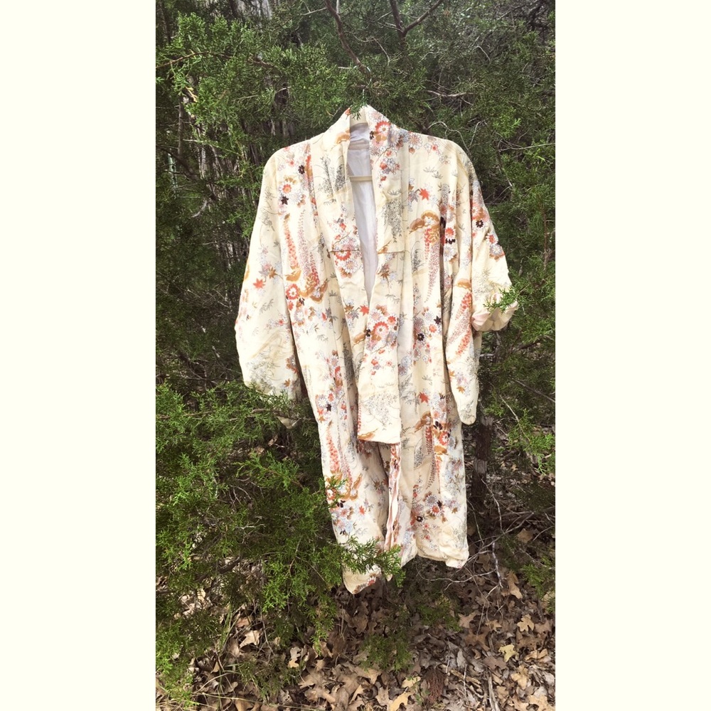 Vintage Japanese Kimono Robe